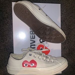 Come de Garçons Converse (white)